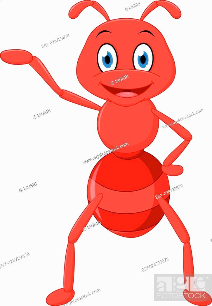 Vector illustration of Happy ant cartoon presenting, Stock Vector, Vector  And Low Budget Royalty Free Image. Pic. ESY-028729878 | agefotostock
