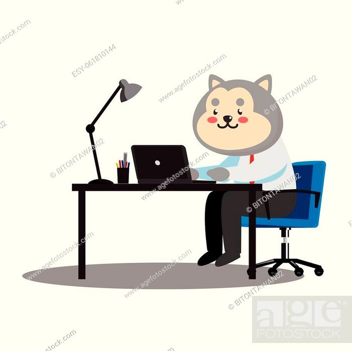 Businessman character design animal concept. Cartoon for online business,  Stock Vector, Vector And Low Budget Royalty Free Image. Pic. ESY-061810144  | agefotostock