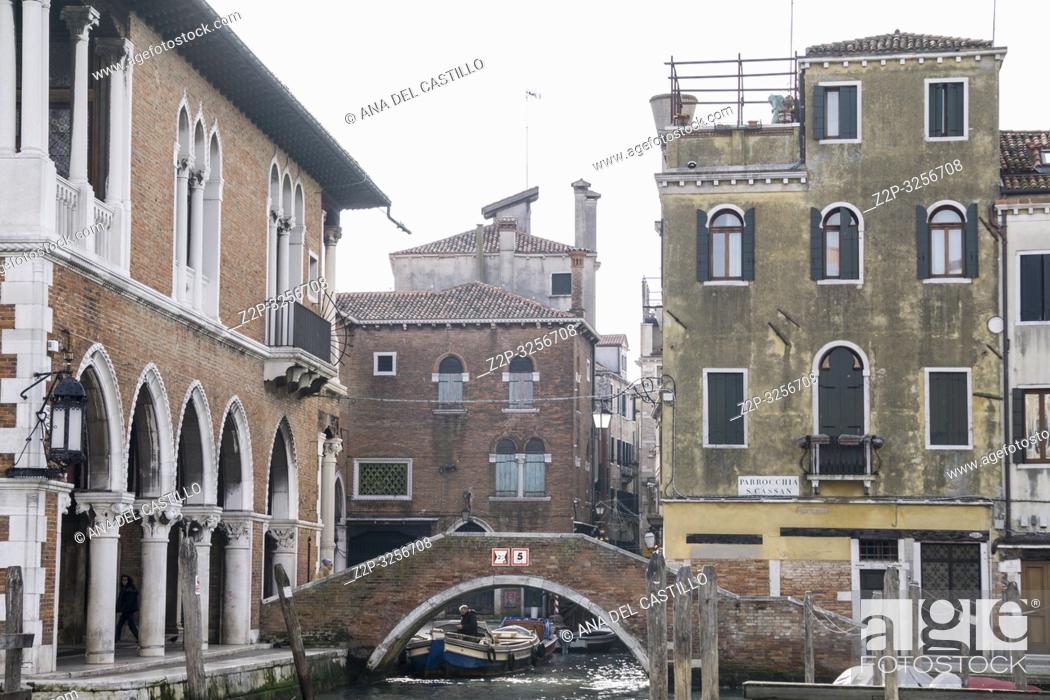Stock Photo: Venice, Veneto, Italy: Grand Canal.