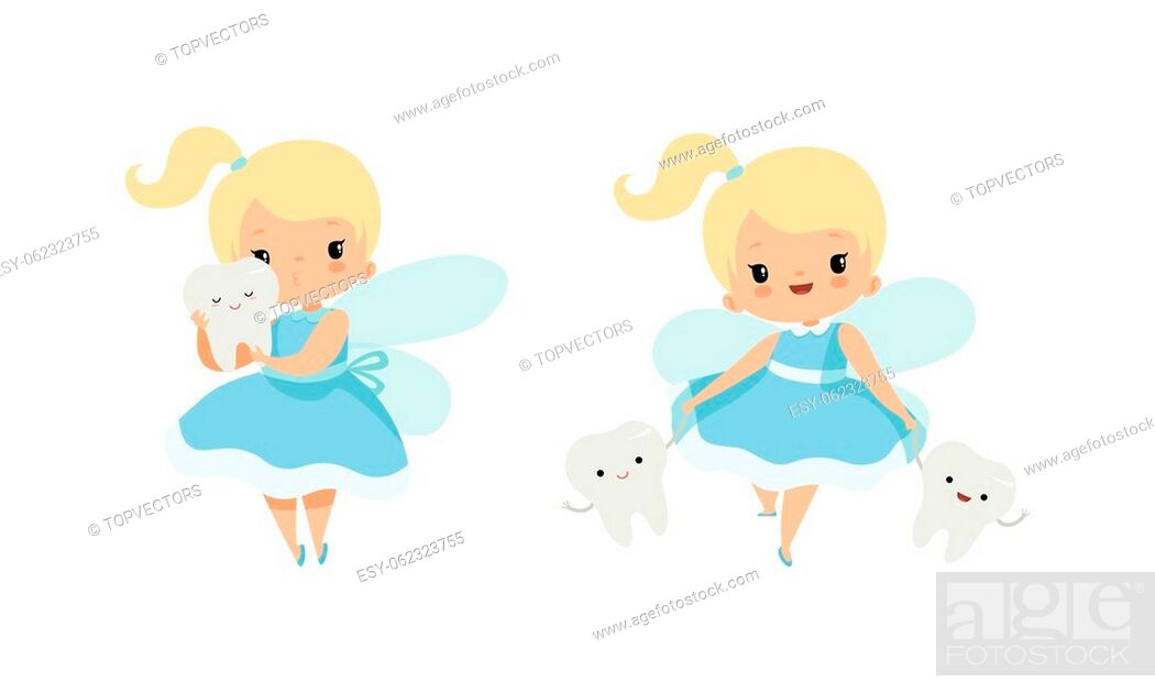 Lost Milk Tooth Fairy Cute Boy With Long Hair Stock Photo Picture And  Royalty Free Image Image 10290129