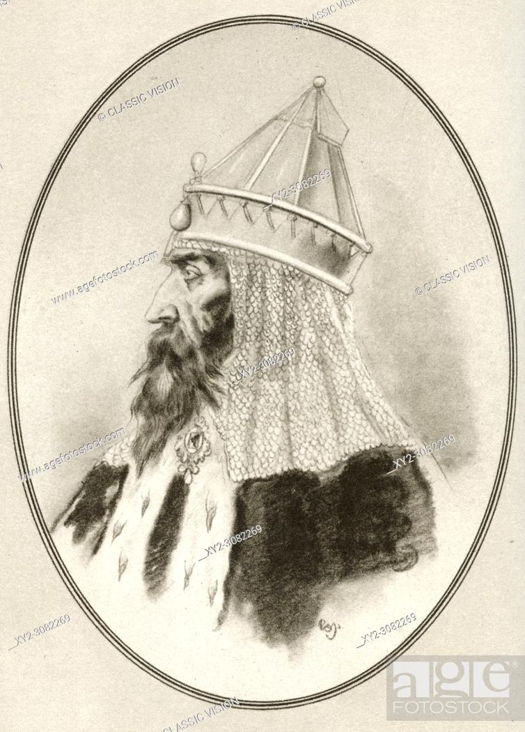Царь Иван Грозный гравюра