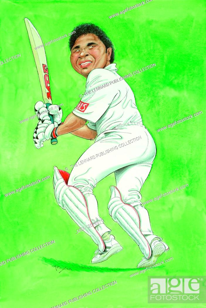 Sachin Tendulkar - Indian cricketer, Stock Photo, Picture And Rights  Managed Image. Pic. MEV-12018511 | agefotostock