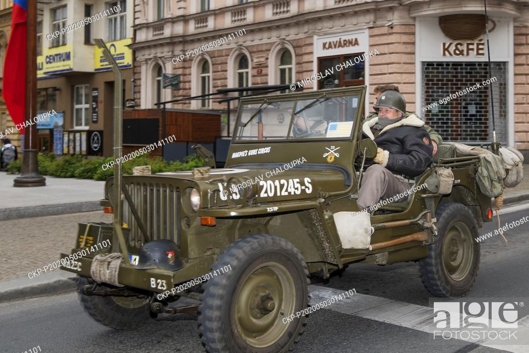 Stock Photo: Instead of Liberation Festival, due of the coronavirus pandemic ban, Plzen launches six-our online broadcast with connection with war veterans guests on.