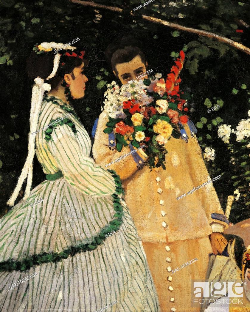 Women In The Garden 1866 1867 By Claude Monet 1840 1926 Oil