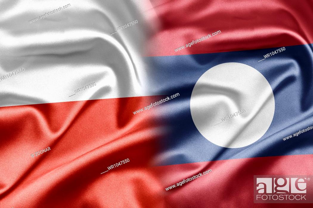 Stock Photo: Poland and Laos.