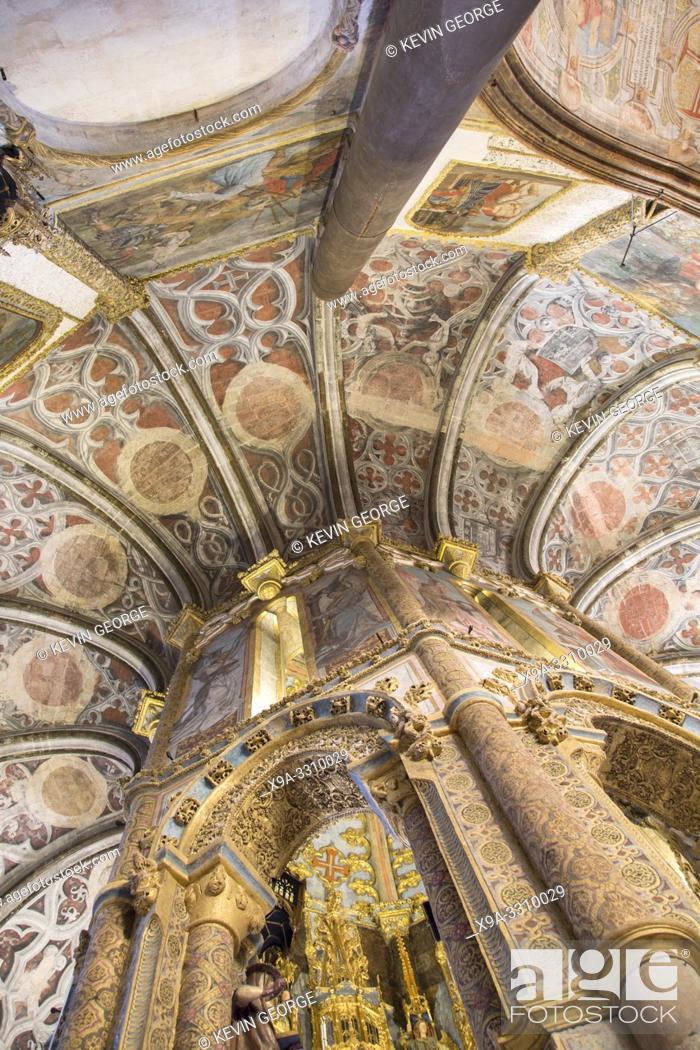 Stock Photo: Church, Convento de Cristo; Tomar; Portugal.