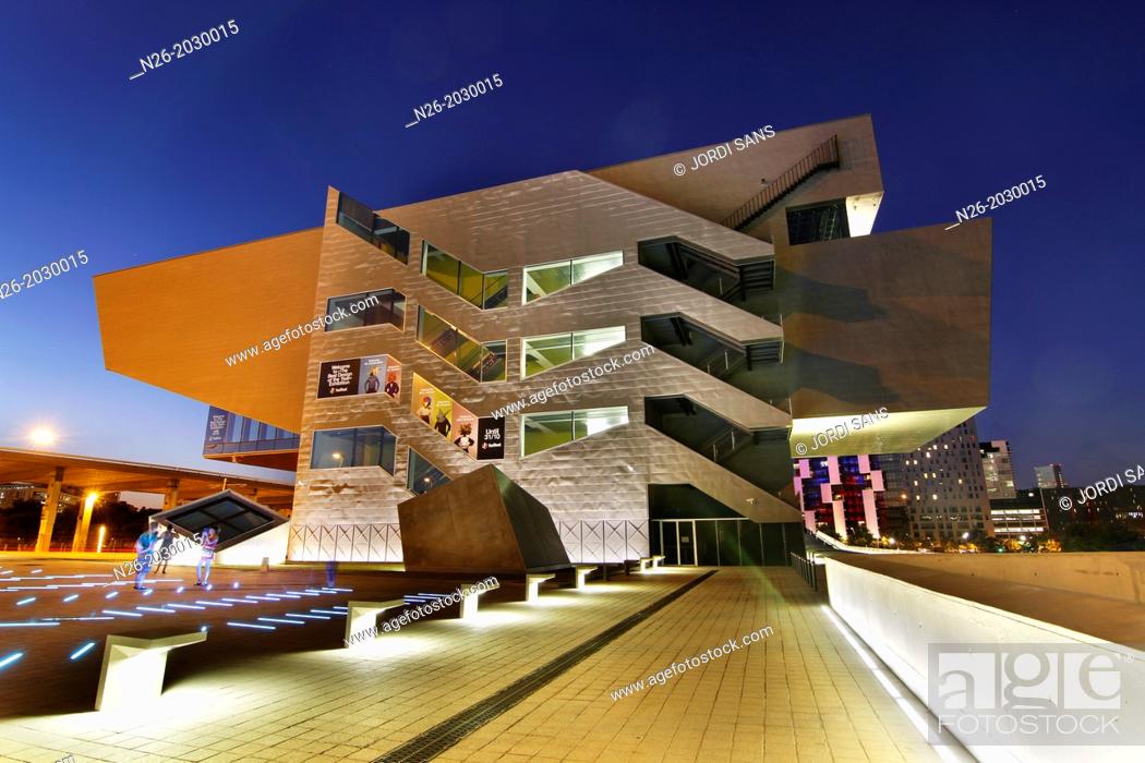 Stock Photo: Building Design Hub Barcelona, by MBM architects. Barcelona.
