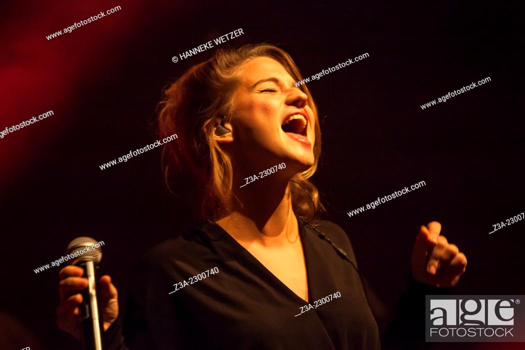 Stock Photo: Selah Sue at So what's next festival in Muziekgebouw, Eindhoven, the Netherlands.