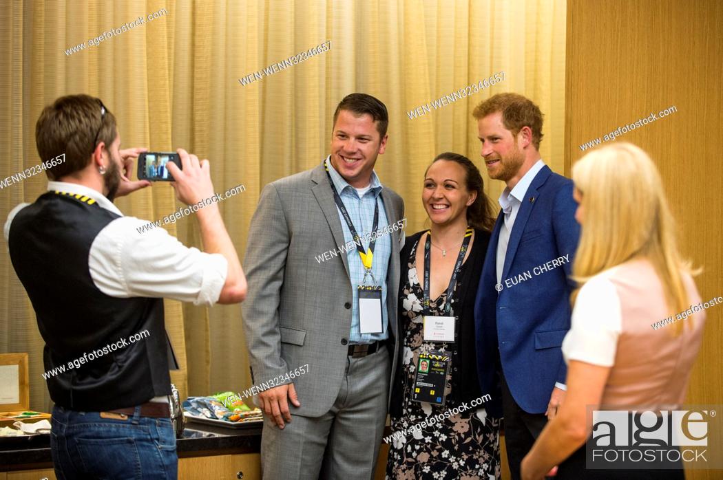 Stock Photo: Prince Harry attends True Patriot Love Symposium, at the Scotia Plaza in Toronto. Featuring: Prince Harry Where: Toronto.