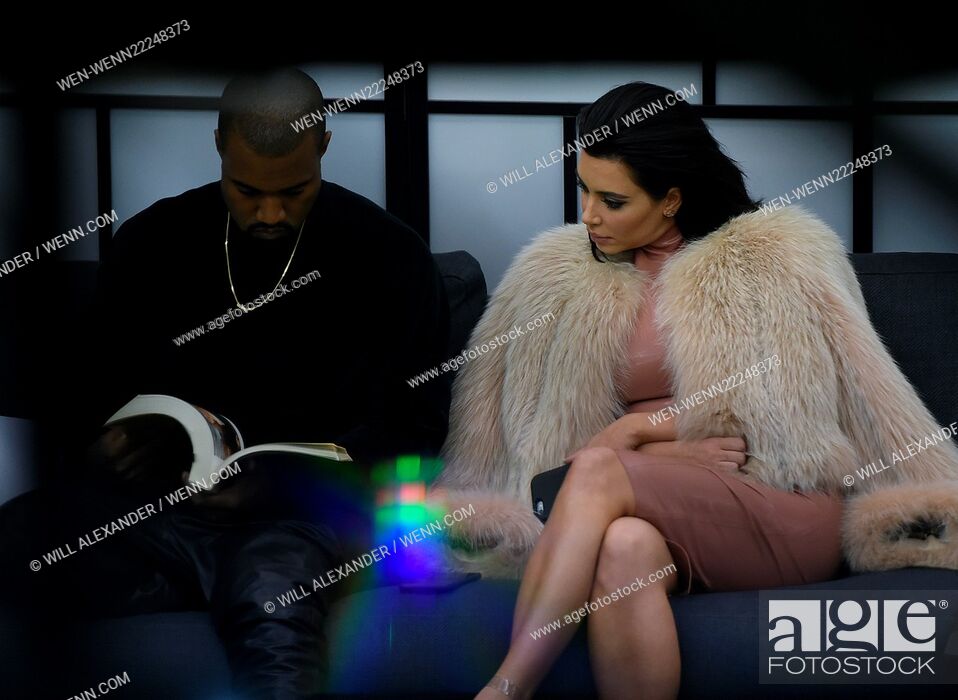 Kim Kardashian and husband Kanye West pay a late night visit to the Sang  Bleu tattoo studio in..., Stock Photo, Picture And Rights Managed Image.  Pic. WEN-WENN22248373 | agefotostock