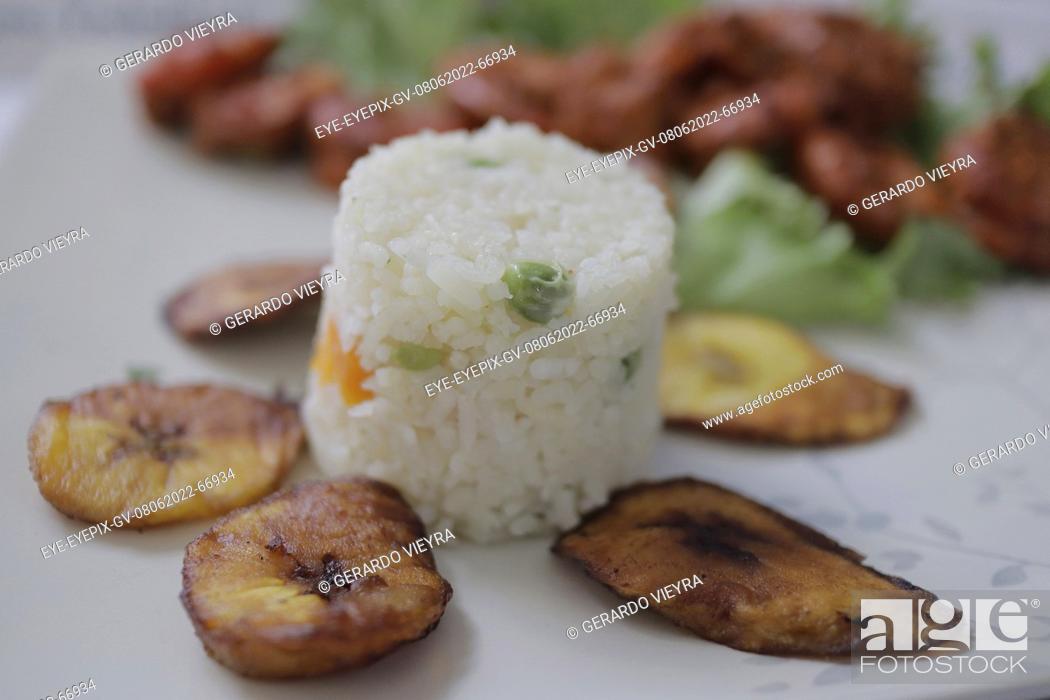 Stock Photo: Jun 8, 2022, Mexico City, Mexico: Details of the seafood saucers during the 16th Fish and Seafood Fair 2022 in Iztapalapa.