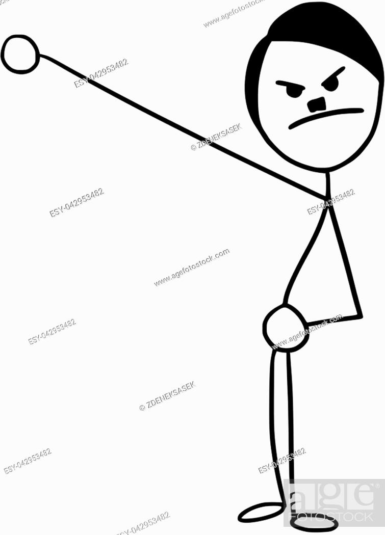 Cartoon vector stick man of WW2 Adolf Hitler caricature, Stock Vector,  Vector And Low Budget Royalty Free Image. Pic. ESY-042953482 | agefotostock