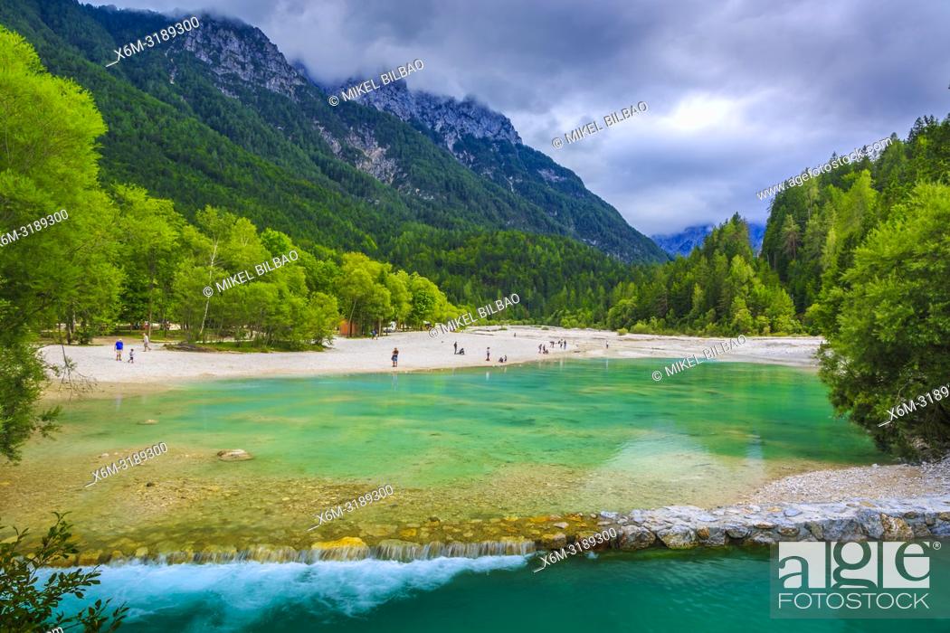 Stock Photo: Lake Jasna. Triglav National Park. Upper Carniola region. Slovenia, Europe.