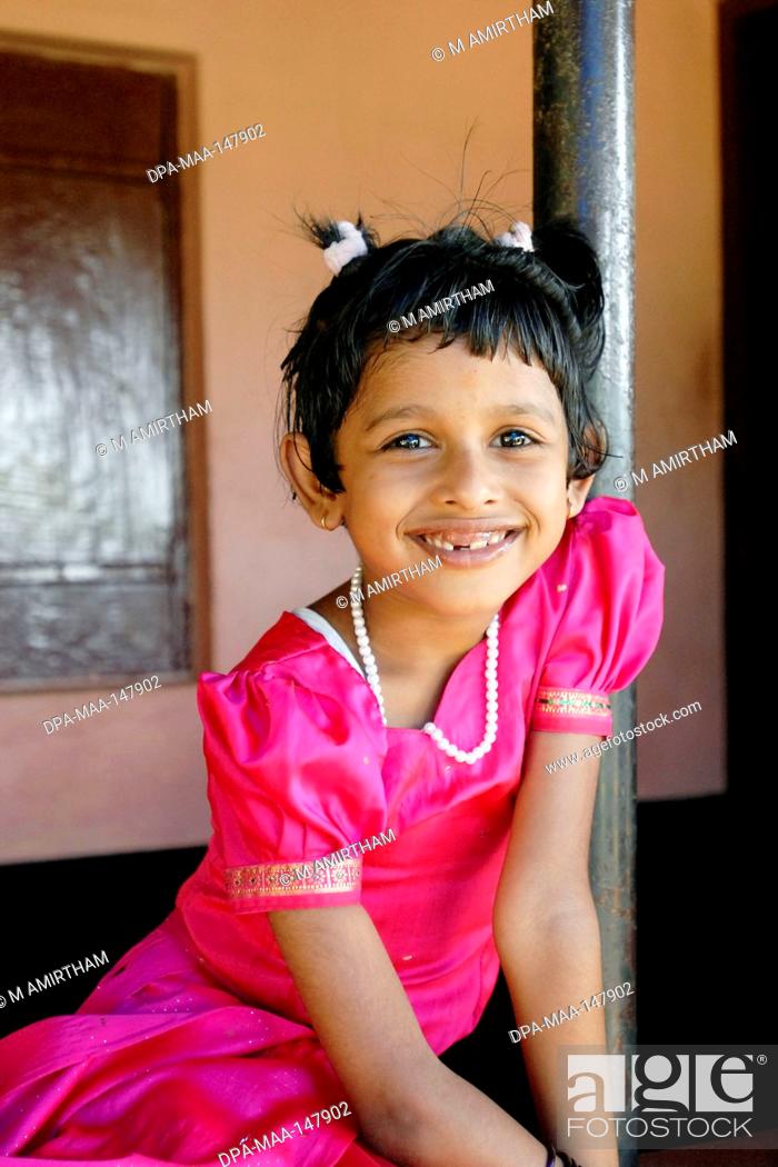 Girl in traditional dress ; Kerala ; India NO MR, Stock Photo, Picture And  Rights Managed Image. Pic. DPA-MAA-147902 | agefotostock