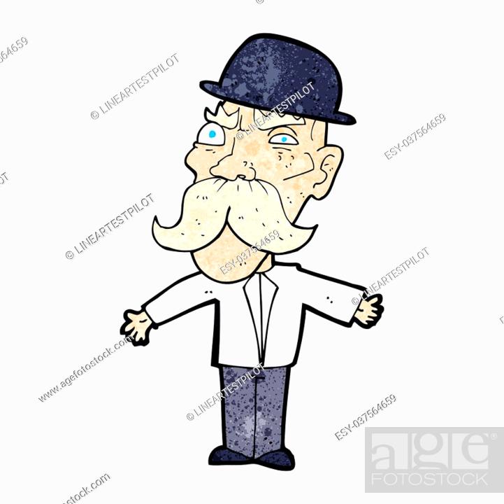 cartoon angry old british man, Stock Photo, Picture And Low Budget Royalty  Free Image. Pic. ESY-037564659 | agefotostock