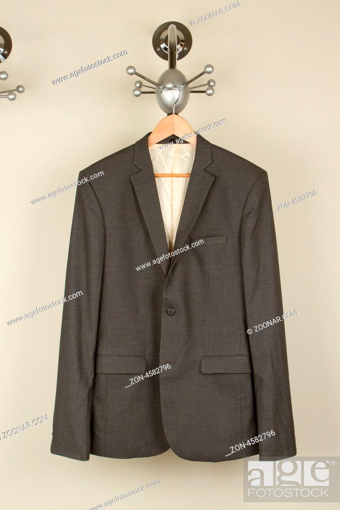 Stock Photo: Business suit isolated on white background, selective focus.