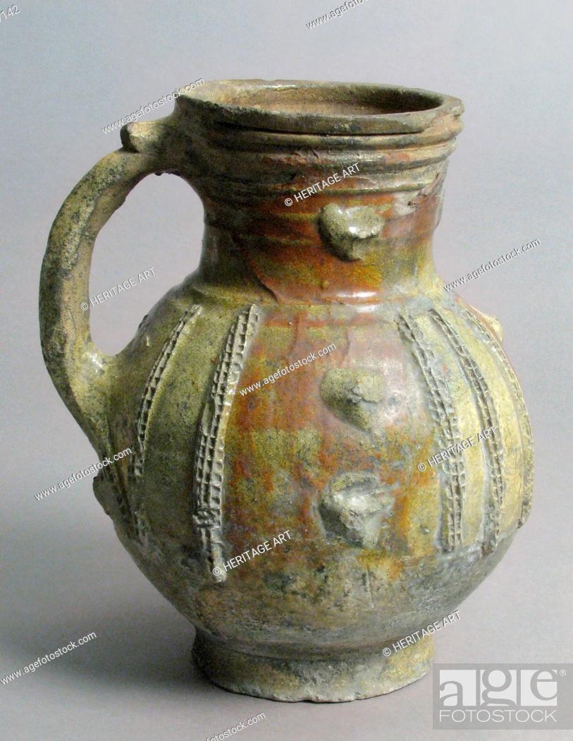 Stock Photo: Jug, French, late 1200s-early 1300s. Creator: Unknown.