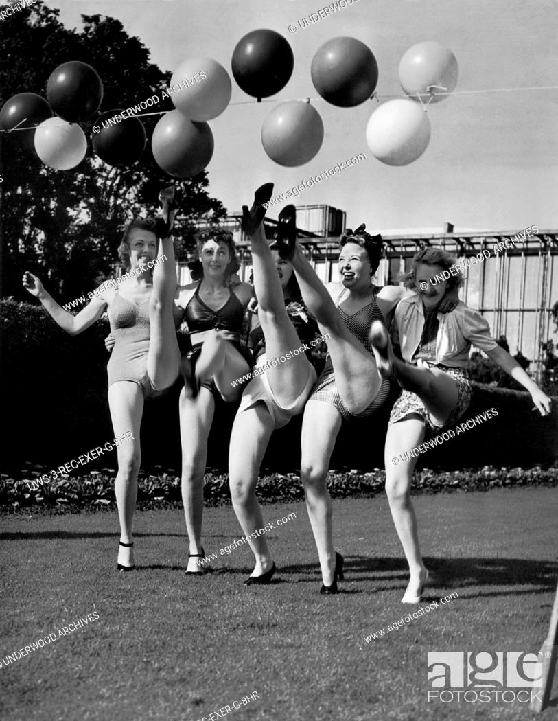 Sally Rand`s nude/dude ranch entertainers at the 1939-40 Golden Gate I...