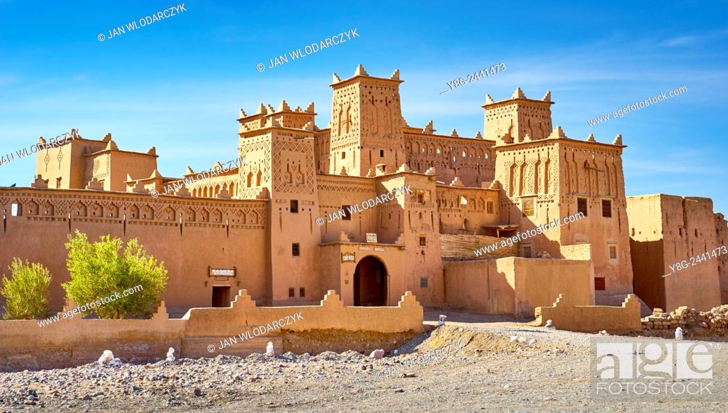 Stock Photo: Kasbah Amahidil in Skoura oasis, Ouarzazate district. Morocco.