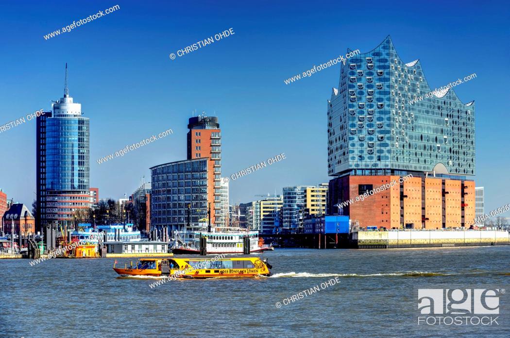 Stock Photo: Elbphilharmonie in the Hamburg harbour, Germany, Europe.