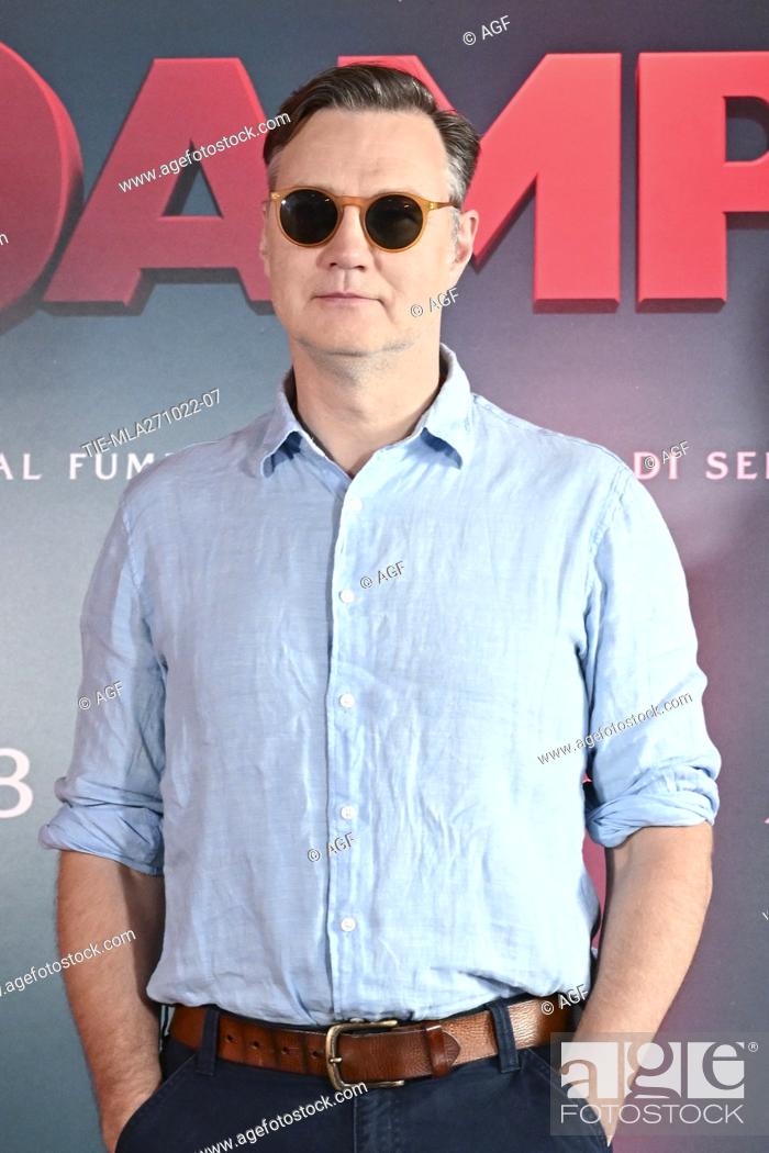 Stock Photo: Actor David Morrisey con gli occhiali da sole during Dampyr photocall in Rome, Italy 27 October 2022.