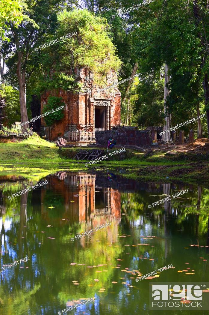 Stock Photo: Koh Ker temple, Siem Reap Province, Cambodia, South East Asia, Asia.