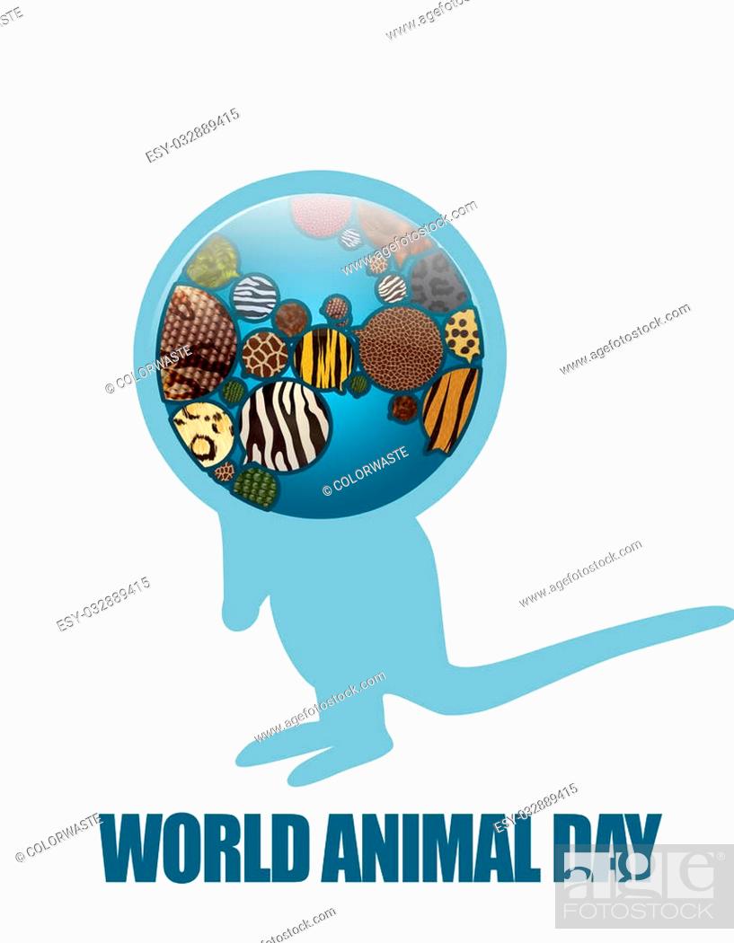 World Animal Day Illustration. Save animals, Save planet. Earth Icon, Stock  Photo, Picture And Low Budget Royalty Free Image. Pic. ESY-032889415 |  agefotostock