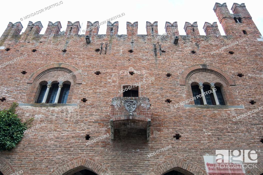Imagen: The medieval Italian village of Grazzano Visconti. Piacenza, Italy, 11 August 2020.