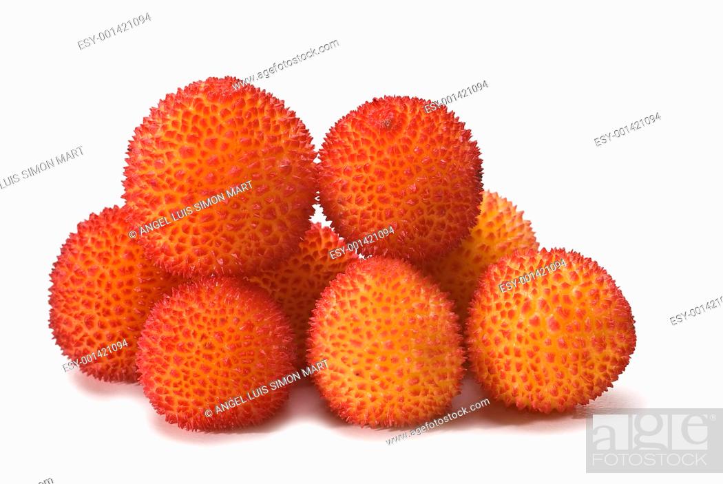 Stock Photo: Arbutus fruit.