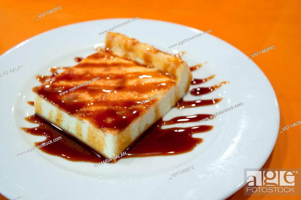 Stock Photo: Cheese cake serving. Close view.