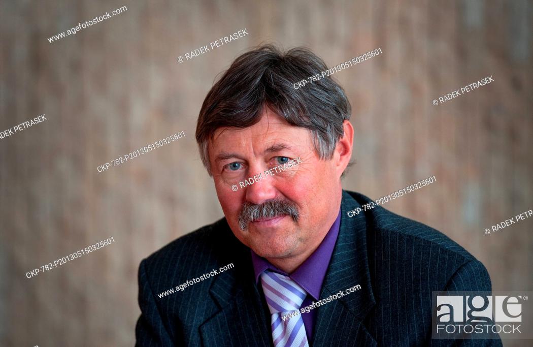 Stock Photo: The largest producer of jewelries with bohemian garnet Granat Turnov is going to celebrate 60 years of production. Chairman of Granat Turnov Miloslav Sorejs is.
