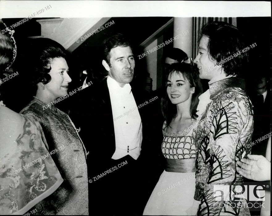 Stock Photo: Mar. 03, 1968 - Prince Charles And Princess Anne See 'The Nutcracker': Prince Charles and Princess Anne made their first official visit to the the Royal Opera.