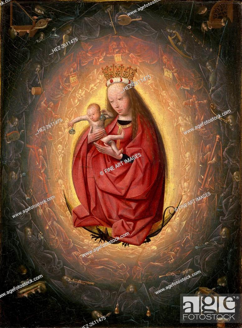 Stock Photo: The Glorification of the Virgin, 1490-1495. Artist: Geertgen tot Sint, Jans (ca. 1460-ca. 1490).