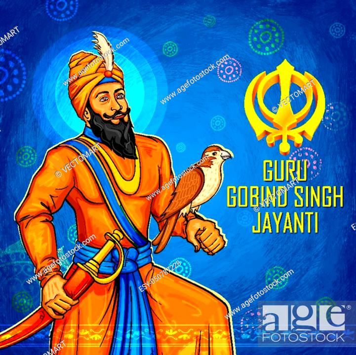 illustration of Happy Guru Gobind Singh Jayanti festival for Sikh  celebration background, Stock Vector, Vector And Low Budget Royalty Free  Image. Pic. ESY-050787228 | agefotostock