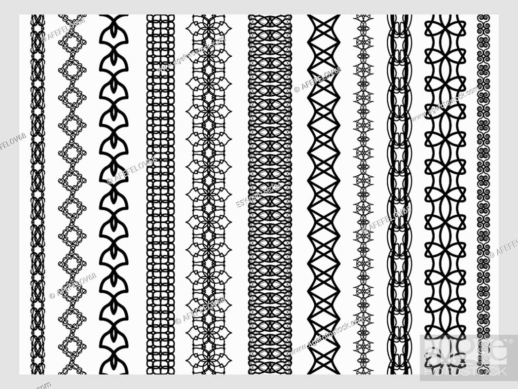 Indian Henna Border Decoration Elements Patterns In Black And White Colors Stock Vector Vector And Low Budget Royalty Free Image Pic Esy 030155734 Agefotostock,Pirate Ship Tattoo Designs