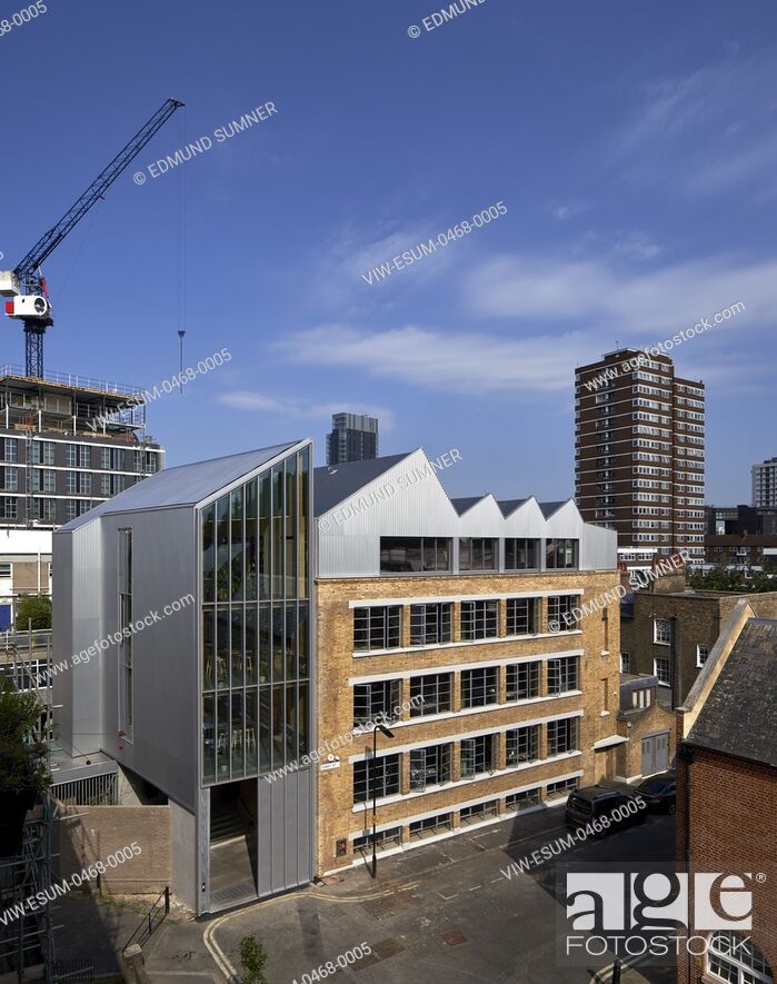 Stock Photo: Exterior view. 16 Chart Street Engineers Office, London, United Kingdom. Architect: Ian Chalk Architects , 2022.