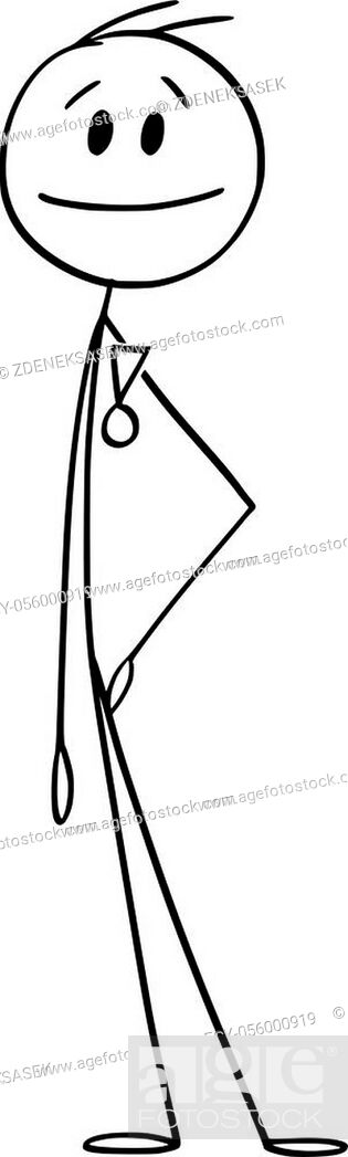 Vector cartoon stick figure drawing conceptual illustration of man showing  his military or state..., Stock Vector, Vector And Low Budget Royalty Free  Image. Pic. ESY-056000919 | agefotostock