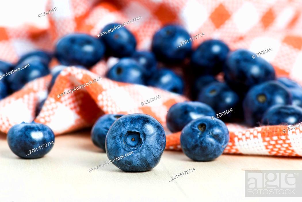 Stock Photo: Sweet details of blueberry.