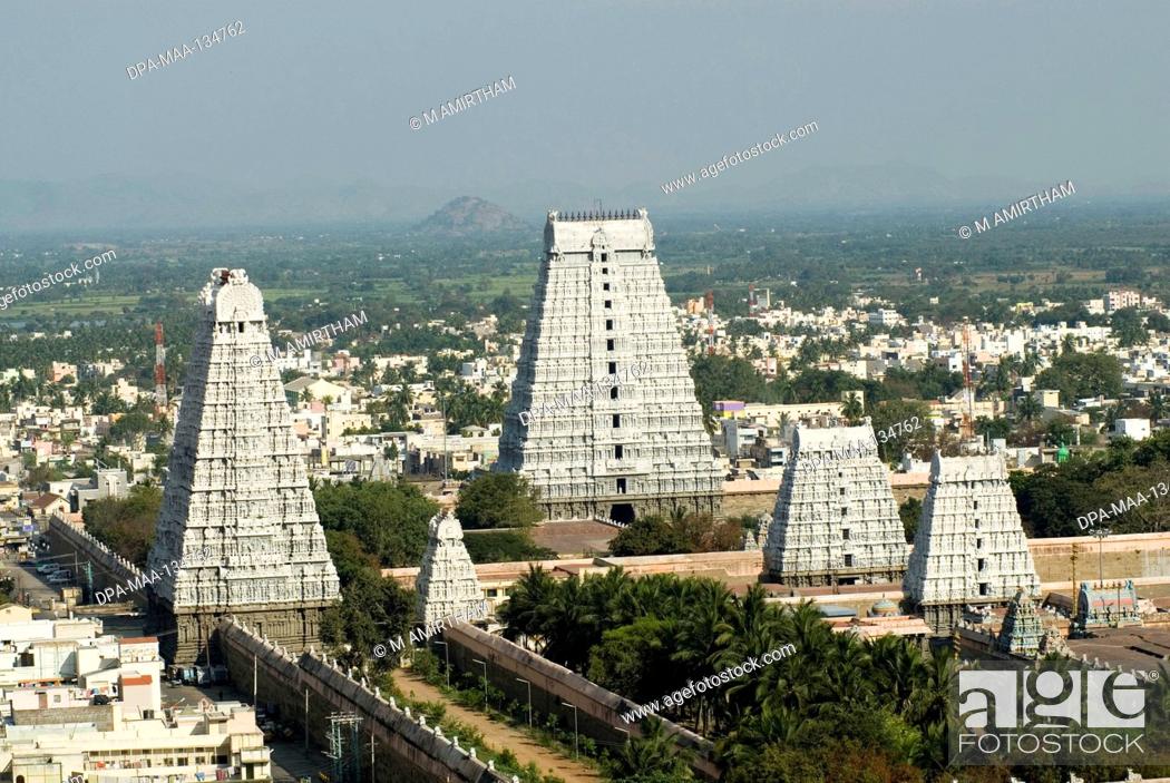 Thiruvannamalai temple ; Tamil Nadu ; India, Stock Photo, Picture And  Rights Managed Image. Pic. DPA-MAA-134762 | agefotostock