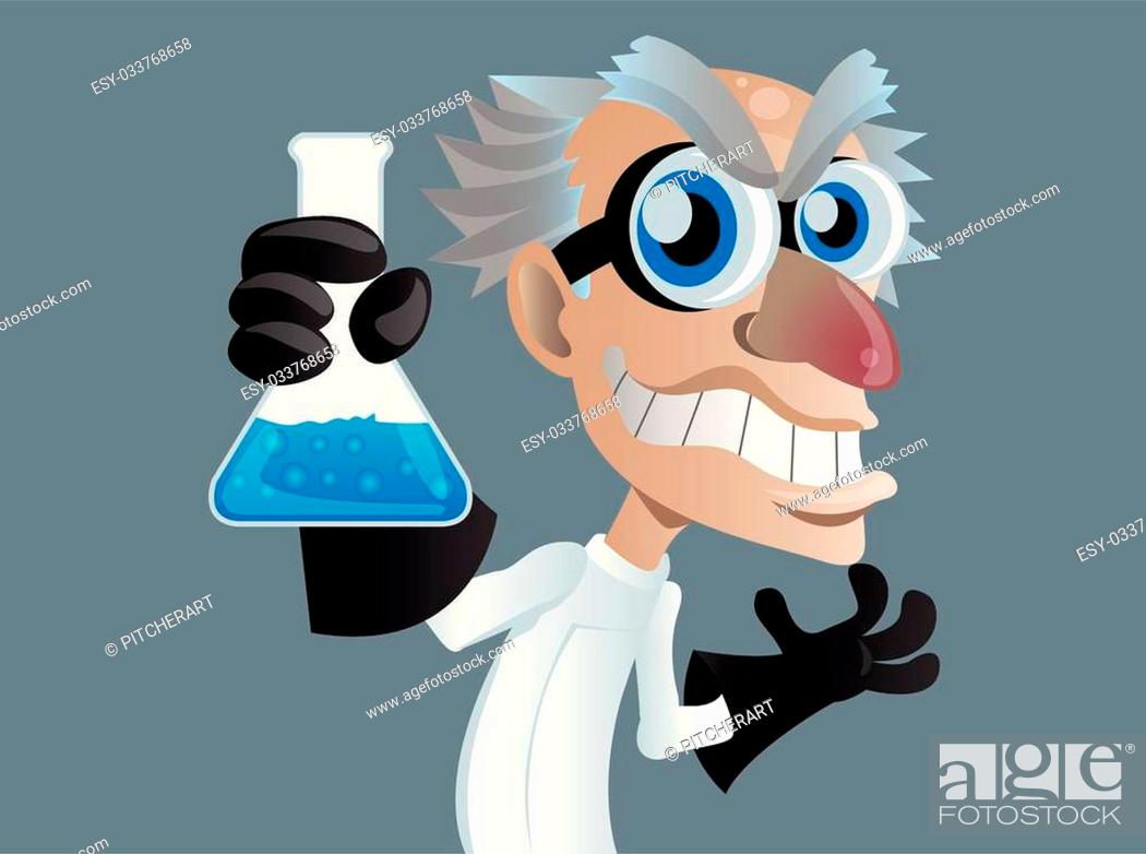mad scientist cartoon vector character, Stock Vector, Vector And Low Budget  Royalty Free Image. Pic. ESY-033768658 | agefotostock