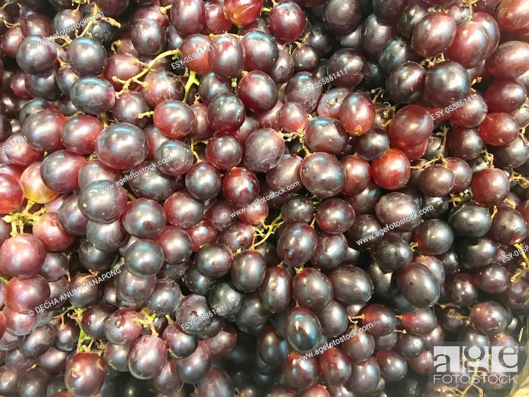 Stock Photo: Grapes can be eaten fresh or they can be used for making wine, jam, juice, jelly, grape seed extract, raisins, vinegar, and grape seed oil.