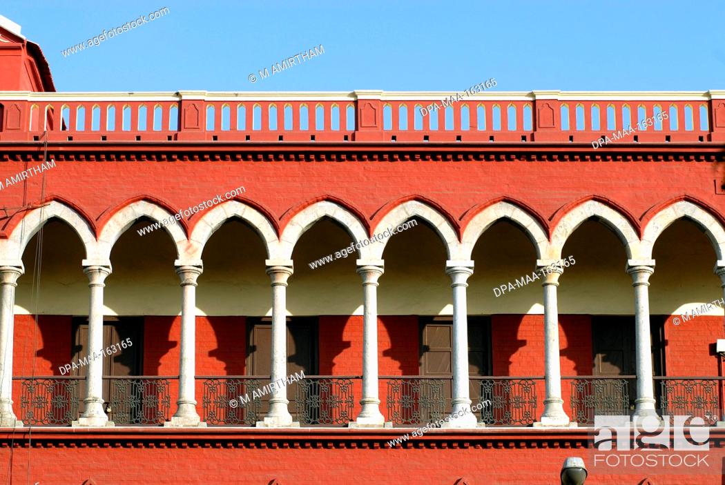 Stock Photo: Agurchand mansion in Anna Salai Mount Road ; Madras Chennai ; Tamil Nadu ; India.