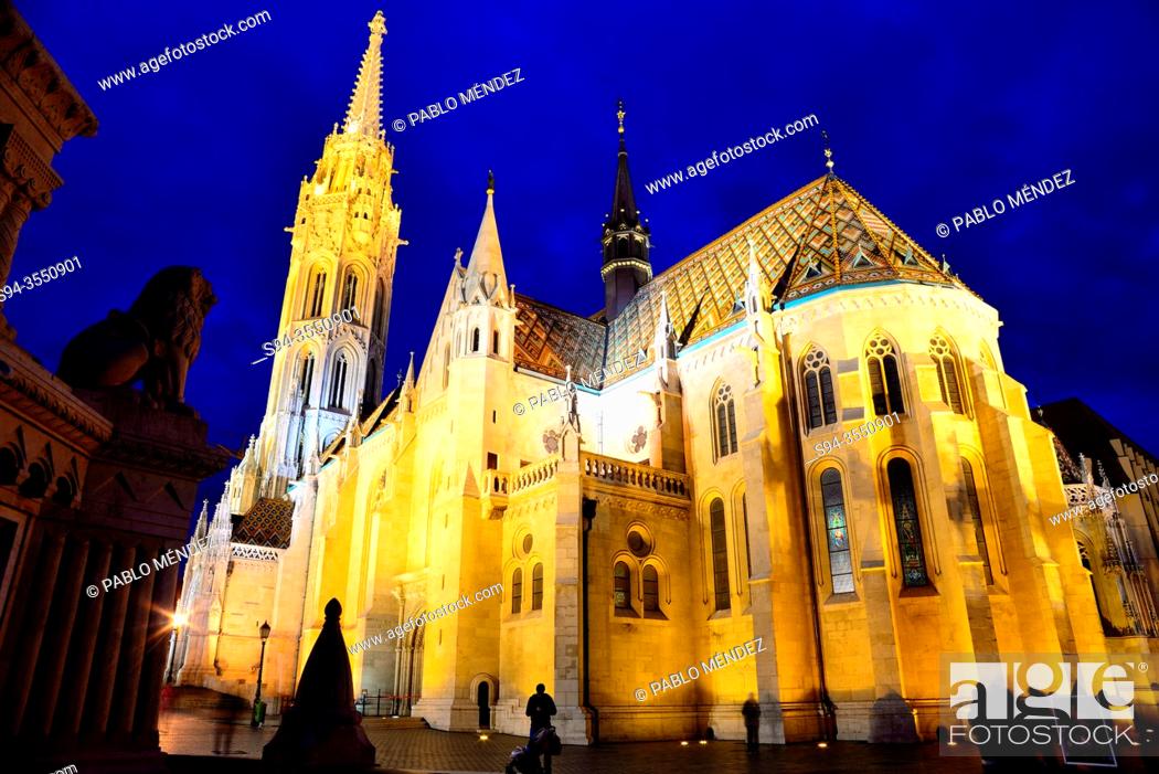 Stock Photo: Matias cathedral in Budapest, Hungary.