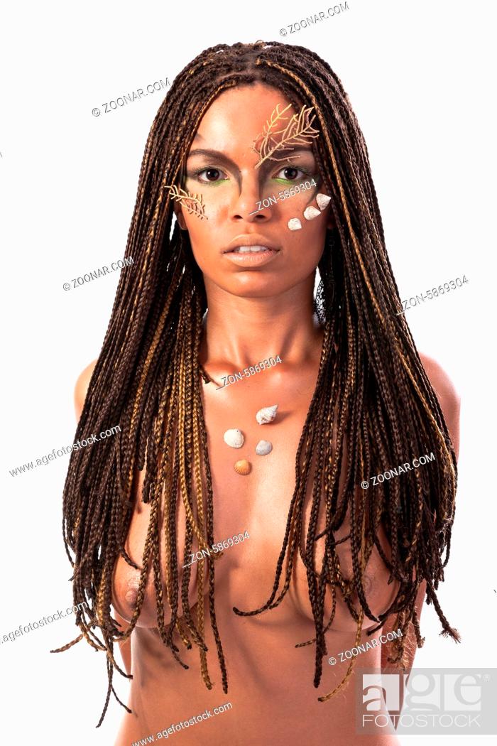 Pretty Naked Black Woman