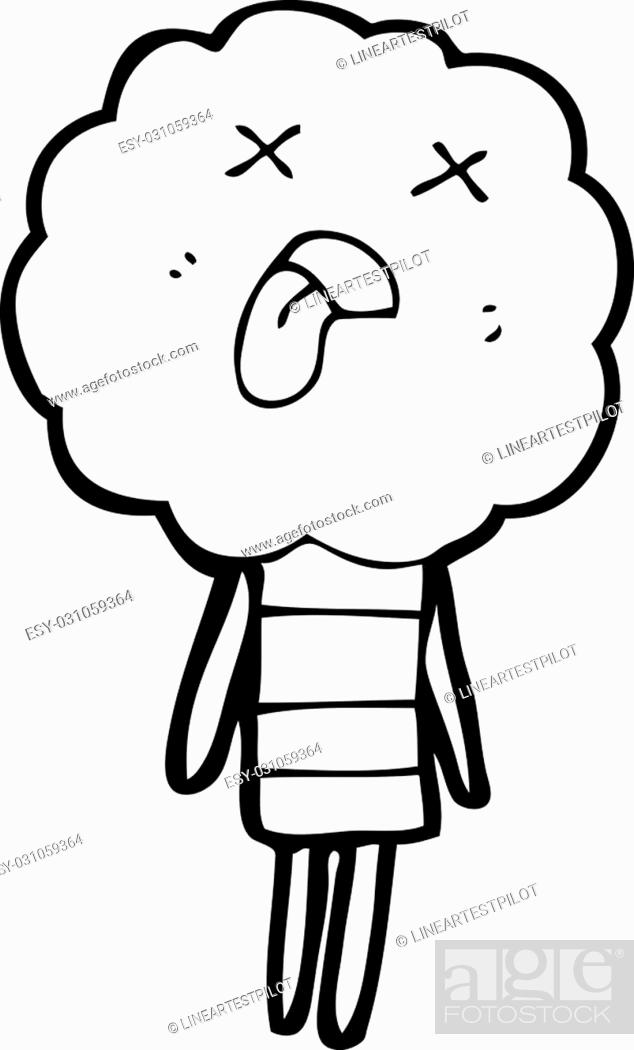 cute cartoon cloud head creature, Stock Vector, Vector And Low Budget  Royalty Free Image. Pic. ESY-031059364 | agefotostock