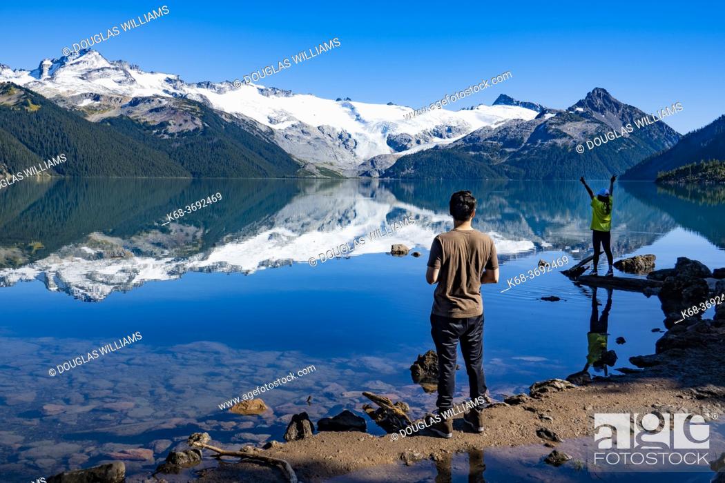 Stock Photo: Garibaldi Lake in Garibaldi Provincial Park, BC, Canada.