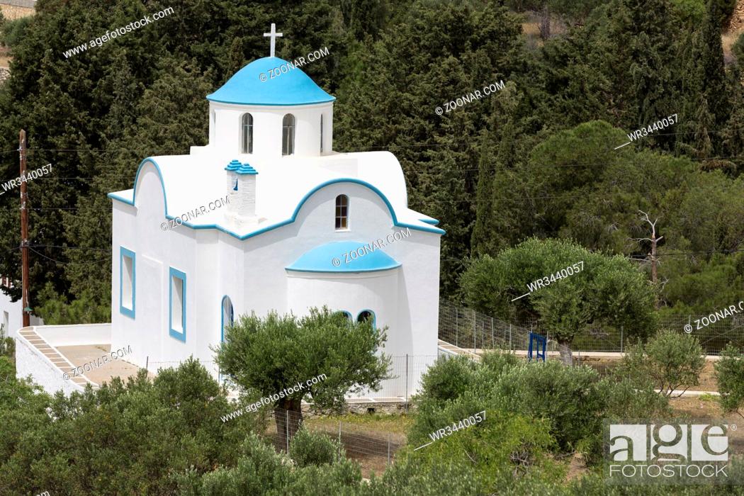 Stock Photo: Kapelle auf Karpathos, Griechenland.