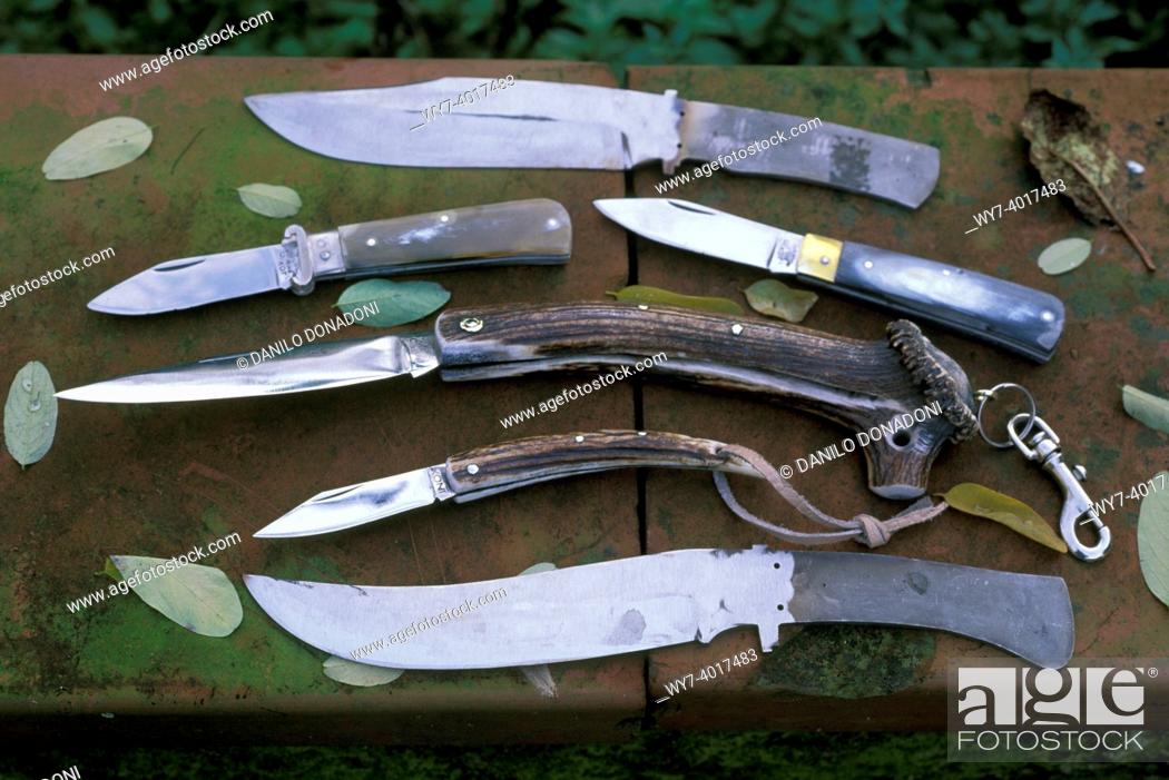 Stock Photo: giglio knives factory, scarperia, italy.