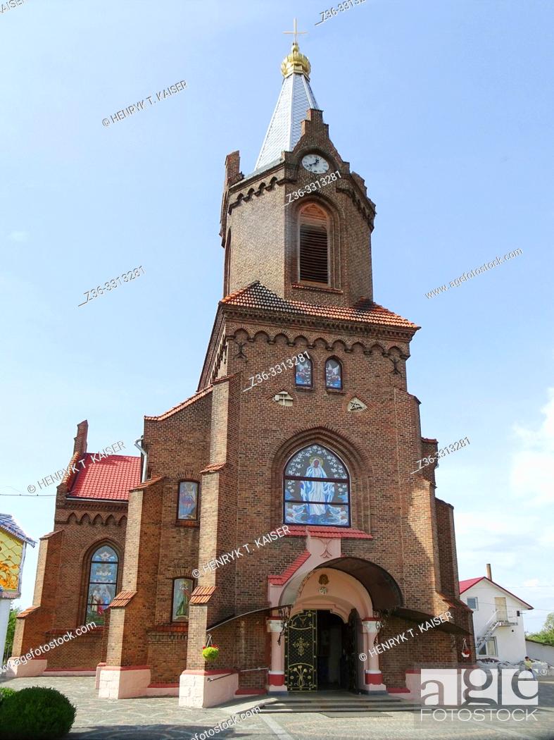 Stock Photo: St Ann orthodox Church in Boryslav, Ukraine.