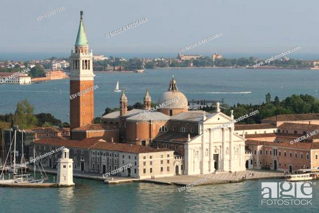 Stock Photo: The Island of San Giorgio Maggiore, Venice.